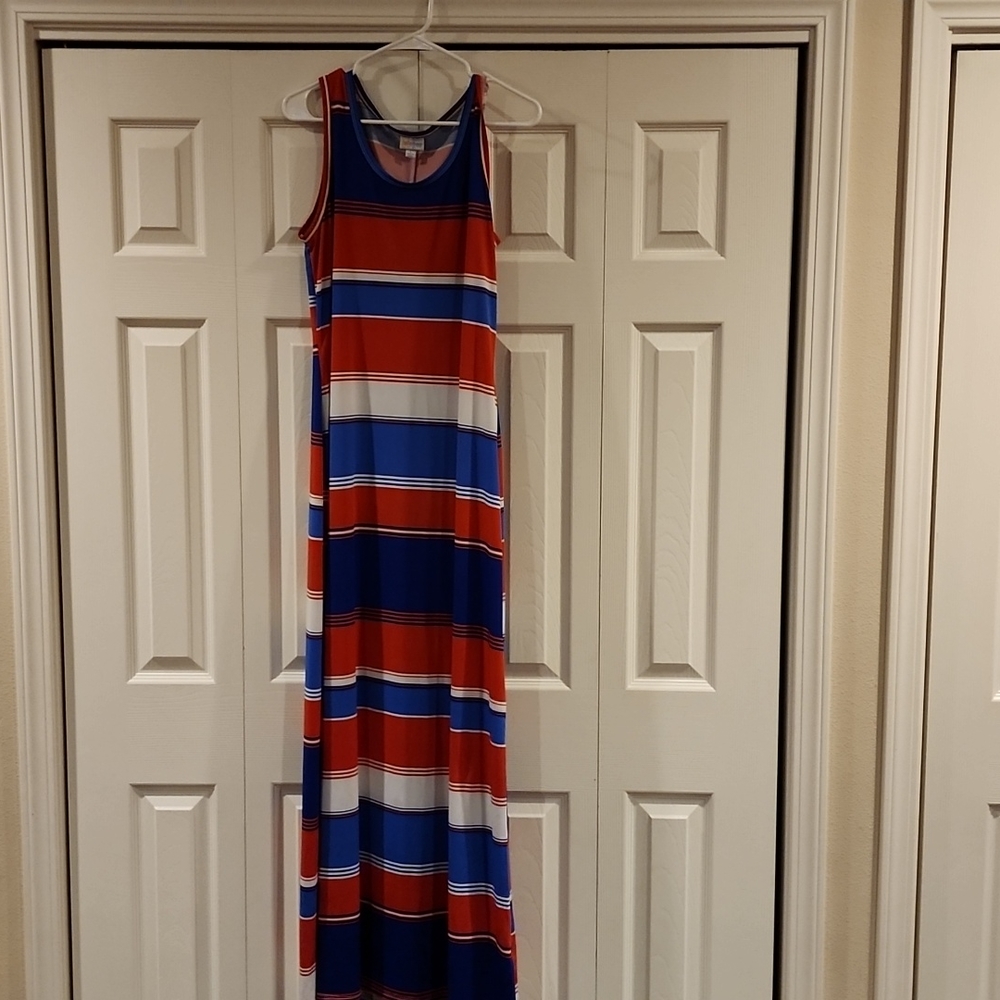 Lularoe Red White and blue tank dress